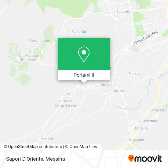 Mappa Sapori D'Oriente