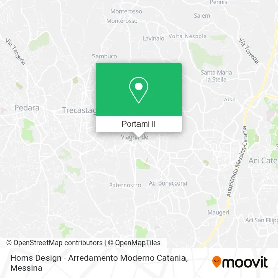 Mappa Homs Design - Arredamento Moderno Catania