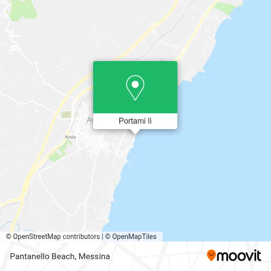 Mappa Pantanello Beach