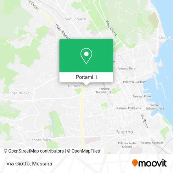 Mappa Via Giotto