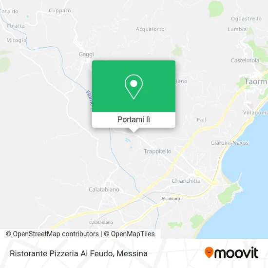 Mappa Ristorante Pizzeria Al Feudo