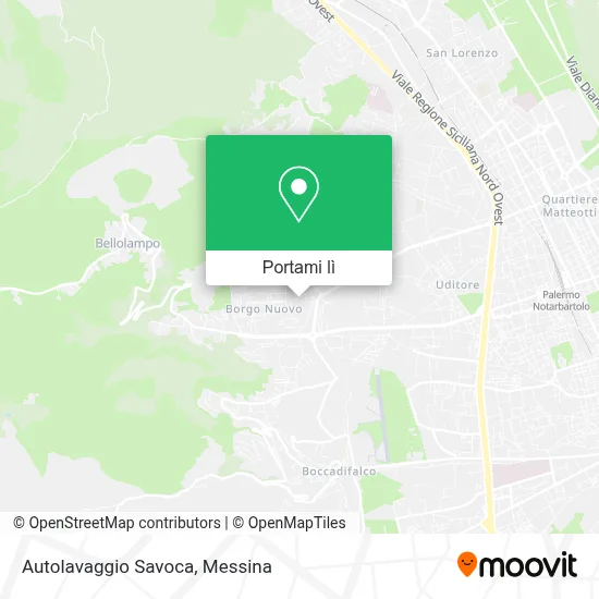 Mappa Autolavaggio Savoca