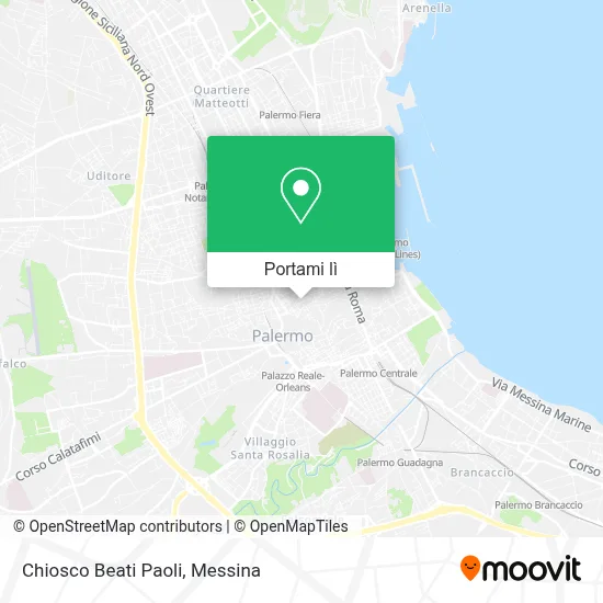 Mappa Chiosco Beati Paoli