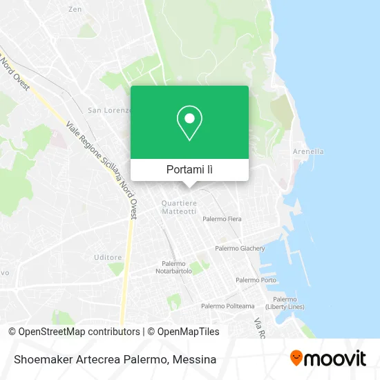 Mappa Shoemaker Artecrea Palermo