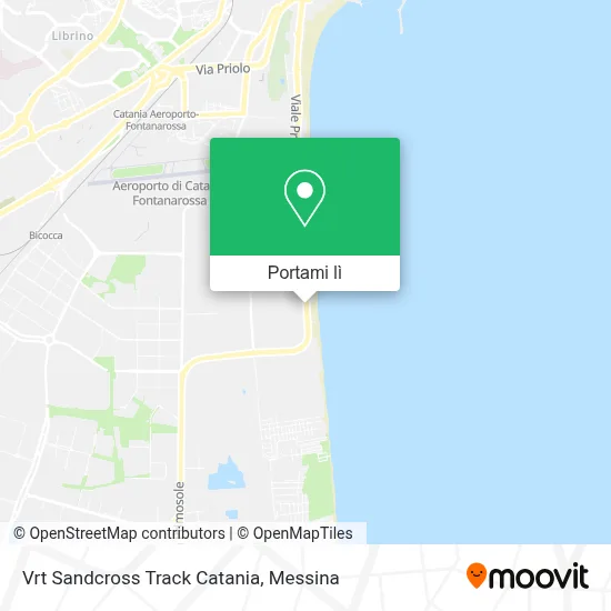 Mappa Vrt Sandcross Track Catania