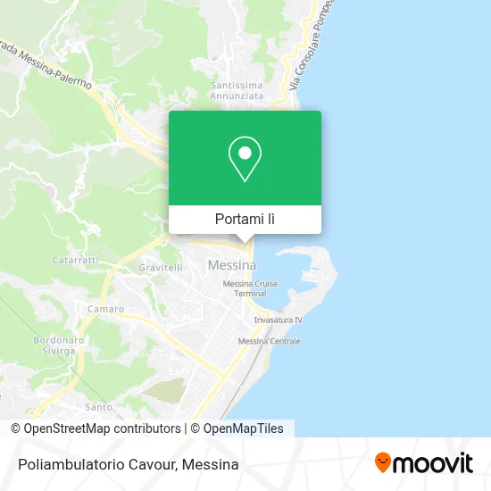 Mappa Poliambulatorio Cavour