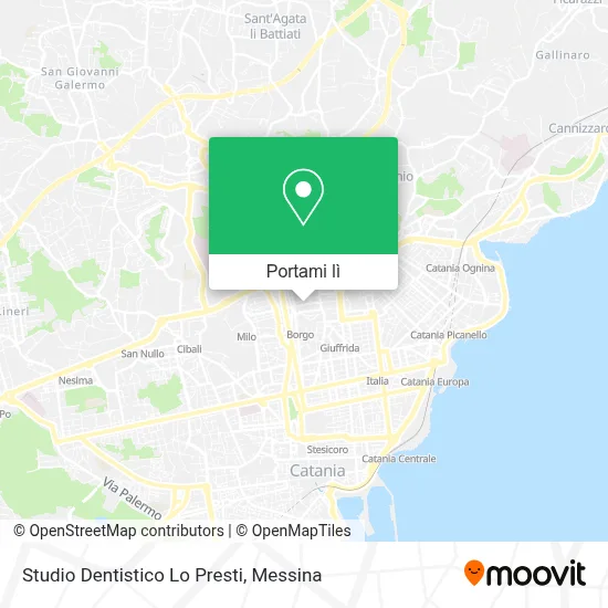 Mappa Studio Dentistico Lo Presti