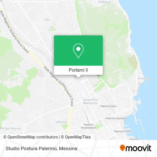 Mappa Studio Postura Palermo