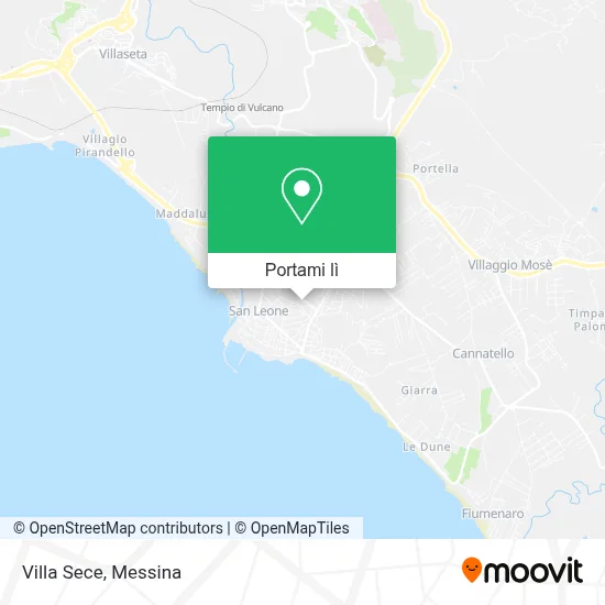 Mappa Villa Sece