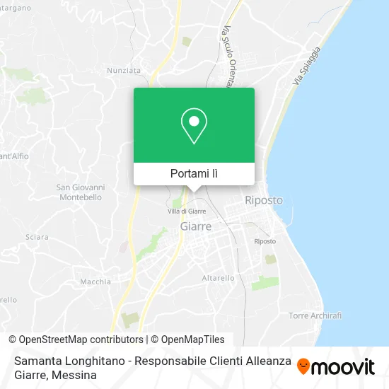 Mappa Samanta Longhitano - Responsabile Clienti Alleanza Giarre