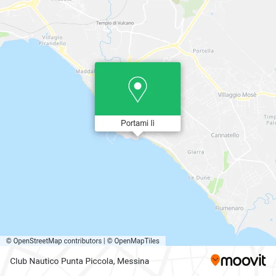 Mappa Club Nautico Punta Piccola