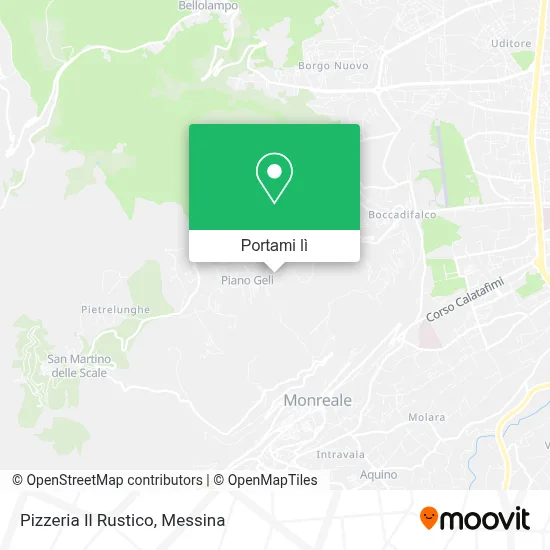 Mappa Pizzeria Il Rustico
