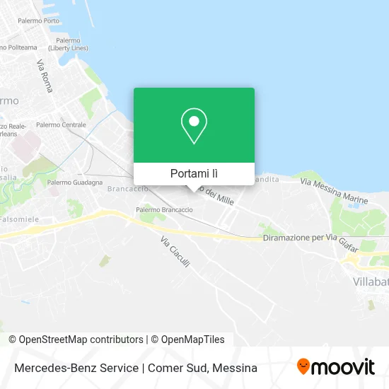 Mappa Mercedes-Benz Service | Comer Sud