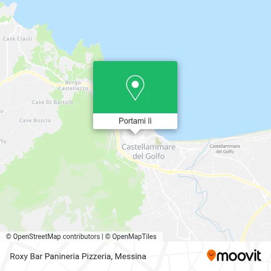 Mappa Roxy Bar Panineria Pizzeria