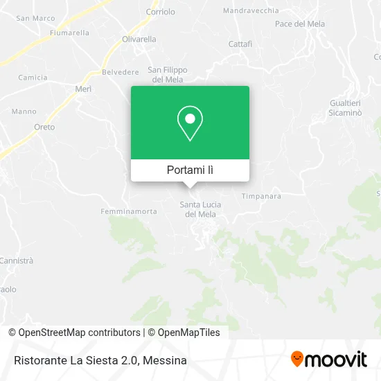Mappa Ristorante La Siesta 2.0
