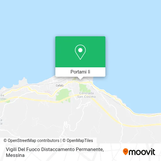 Mappa Vigili Del Fuoco Distaccamento Permanente