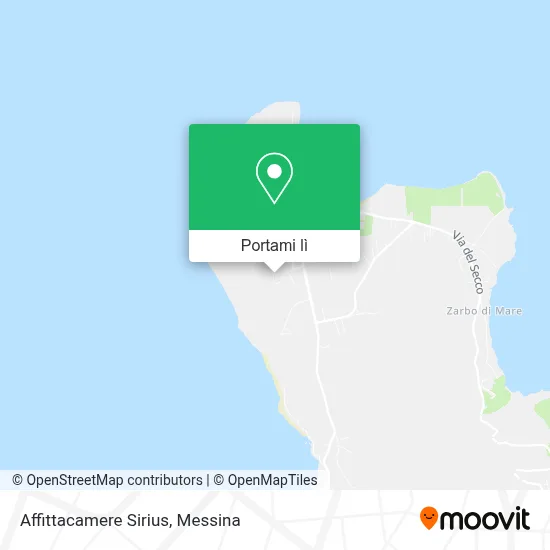 Mappa Affittacamere Sirius