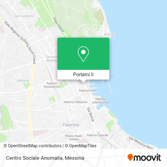 Mappa Centro Sociale Anomalia
