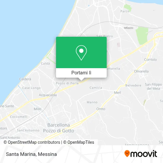Mappa Santa Marina