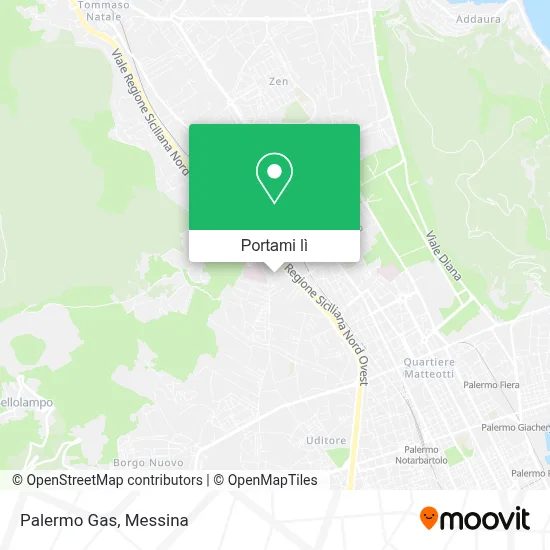 Mappa Palermo Gas
