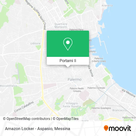 Mappa Amazon Locker - Aspasio