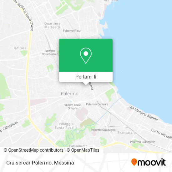 Mappa Cruisercar Palermo