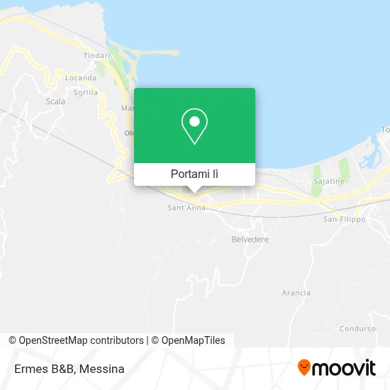 Mappa Ermes B&B