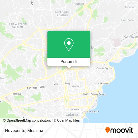 Mappa Novecento