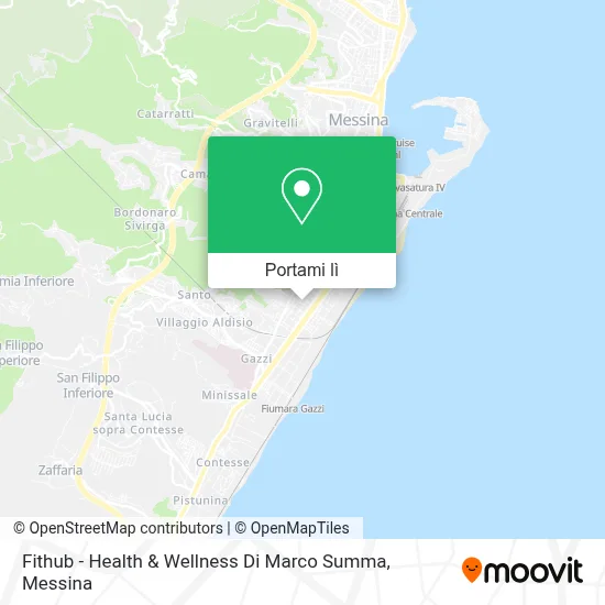 Mappa Fithub - Health & Wellness Di Marco Summa