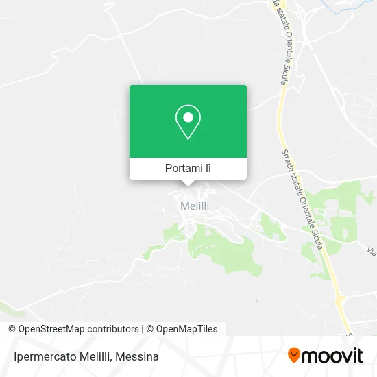 Mappa Ipermercato Melilli