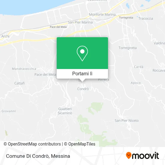 Mappa Comune Di Condrò