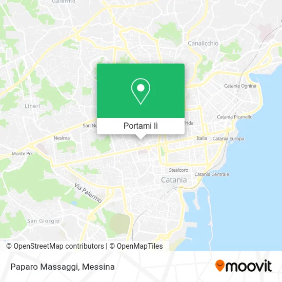 Mappa Paparo Massaggi