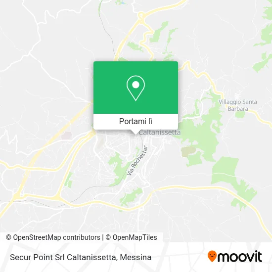 Mappa Secur Point Srl Caltanissetta