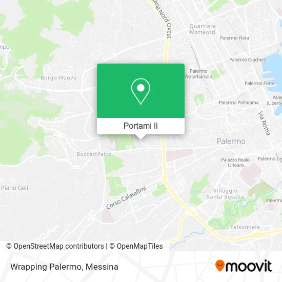 Mappa Wrapping Palermo