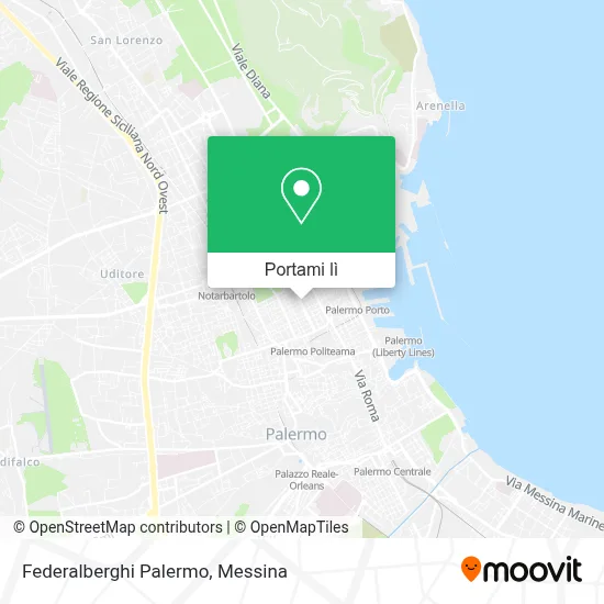 Mappa Federalberghi Palermo