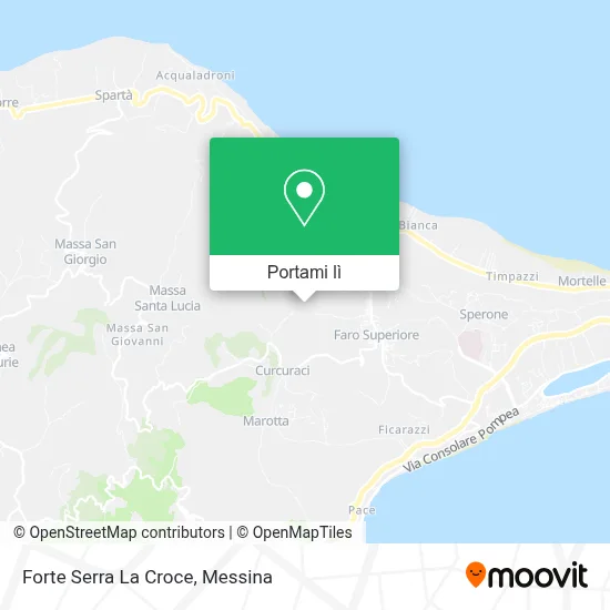 Mappa Forte Serra La Croce