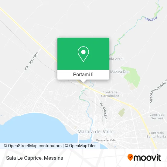 Mappa Sala Le Caprice