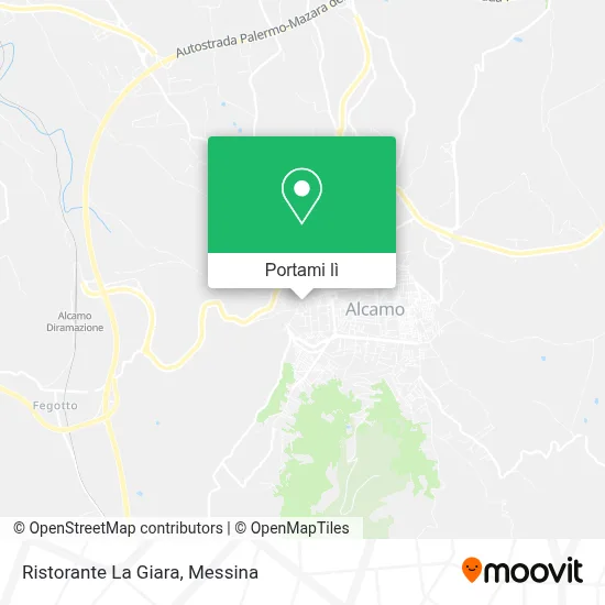 Mappa Ristorante La Giara