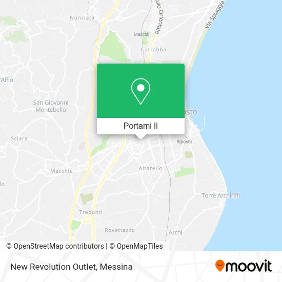 Mappa New Revolution Outlet