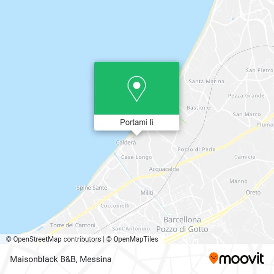 Mappa Maisonblack B&B