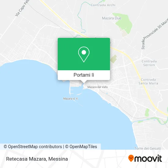 Mappa Retecasa Mazara