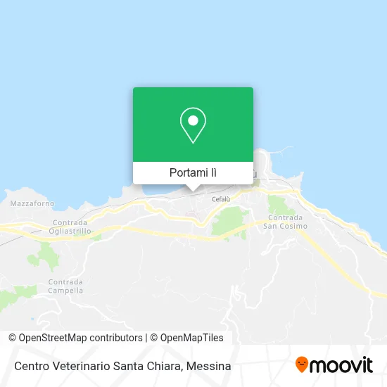 Mappa Centro Veterinario Santa Chiara