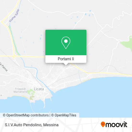 Mappa S.I.V.Auto Pendolino