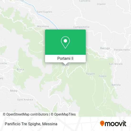 Mappa Panificio Tre Spighe