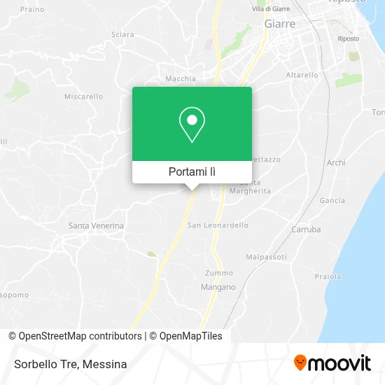 Mappa Sorbello Tre