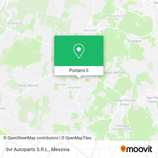 Mappa Svr Autoparts S.R.L.