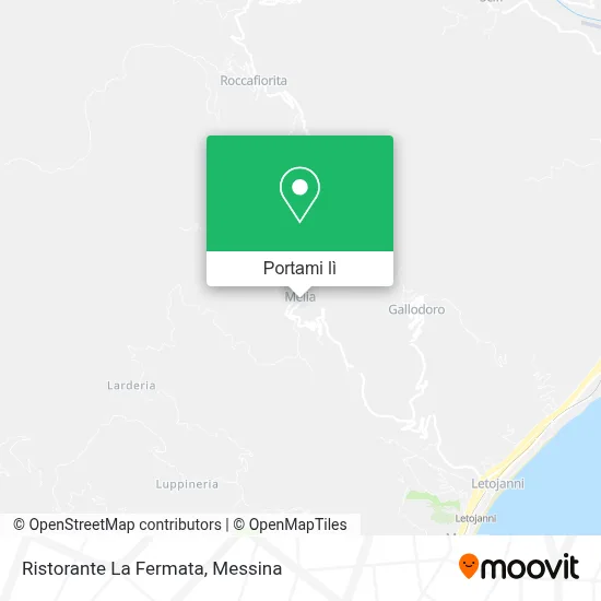 Mappa Ristorante La Fermata