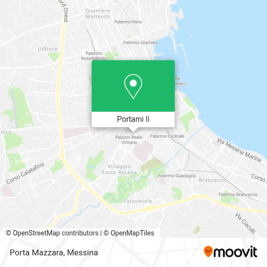 Mappa Porta Mazzara