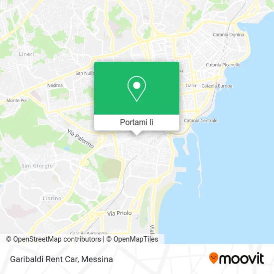 Mappa Garibaldi Rent Car