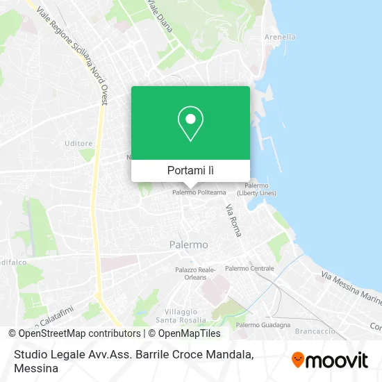Mappa Studio Legale Avv.Ass. Barrile Croce Mandala